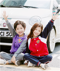 冬季中小學生運動服裝遠照（紫紅）