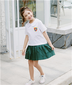 夏季女中小學生服裝白領