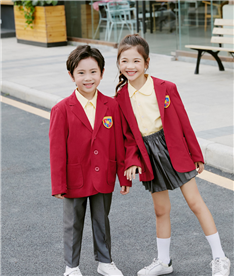 冬季中小學生禮服西式（紅）