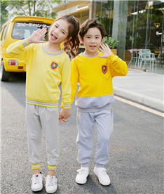 冬季中小學生衛衣（黃）